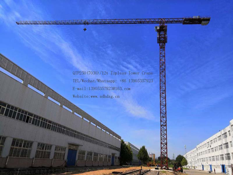 QTP250 (7025) Flat-Top Tower Crane